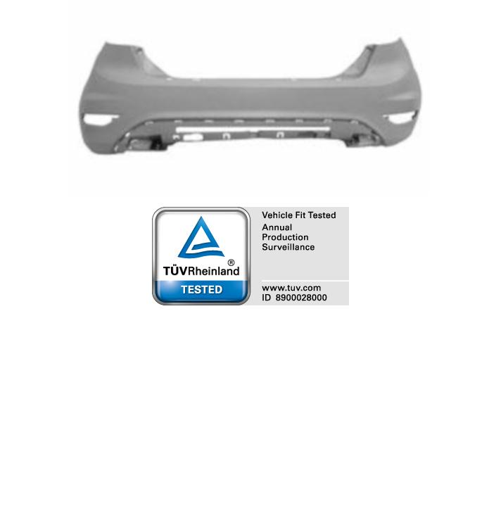 PARAURTI POSTERIORE VERNICIATO PER FORD FIESTA 01/09> -TUV- - Imagen 2 de 2